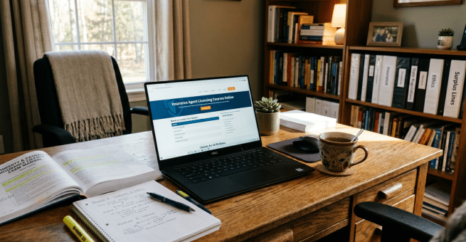 Discover how online insurance pre-licensing courses help you pass state exams with flexible study plans, practice tests, and up-to-date exam content.